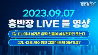 [투자캠퍼스 LIVE] EU에서 날라온 깜짝 선물에 삼성전자만 웃는다, 43조 세수 펑크 자체가 문제 아닌가요?