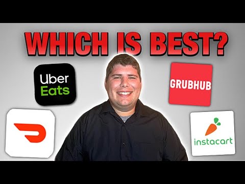 ¡La mejor empresa de entrega de alimentos para conducir en 2022! (Uber come, DoorDash, Grubhub, Instacart)