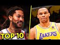 Top 10 MOST ATHLETIC NBA Point Guards of All Time