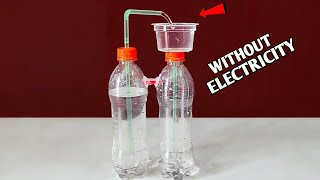 How to make Automatic water Fountain Without Electricity | Non-stop water Fountain | Science Project