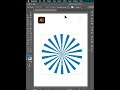 How to create Sunburst Effect in Adobe Illustrator  #graphicdesign #illustrator  #logo #design