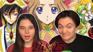 THE ZERO REQUIEM ⚔️ Code Geass R2 Episode 24 & 25 Reaction!!!