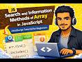 JavaScript Array Methods (2026) | find, indexOf, includes Explained | JS Tutorial for Beginners