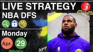 NBA DFS Strategy Monday 4/29/24 | DraftKings & FanDuel NBA Lineup Picks