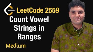 Count Vowel Strings in Ranges - Leetcode 2559 - Python