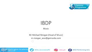 Introduction to IB Music