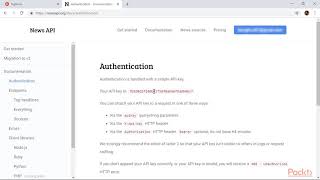 Angular Web Development in 2 Hours: Introduction to News API Backend | packtpub.com