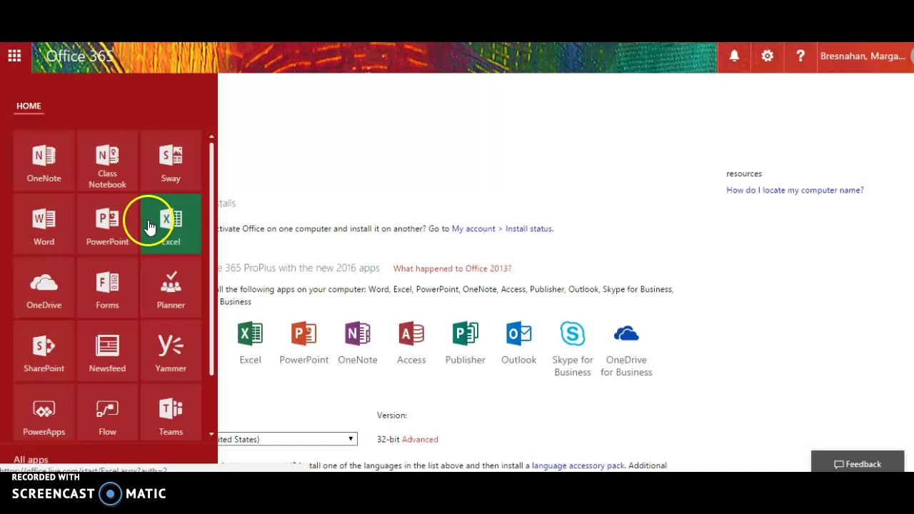 Accessing Office365 - YouTube