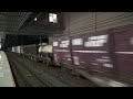 貨物列車　60レ　島本駅通過 14 03 18 japan jr freight train