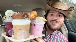 Starbucks Holiday Menu 2024 Review: Cranberry Orange Drinks, Toffee Cake, Turkey Danish, More