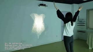 Kinect shadow game 3D Holographic Kinect game 3D Holographic human body effect body