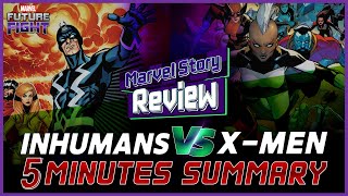 [Marvel Story Review] Inhumans VS X-Men 5 Minutes Summary!