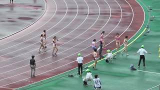 H28　日本インカレ　女子200m　準決勝2組