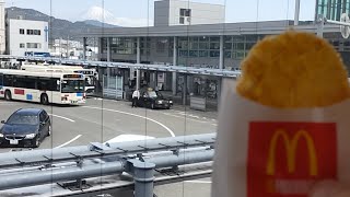 第31話 JR清水駅前で朝マック中！東京駅→京都駅自転車の旅 3日目