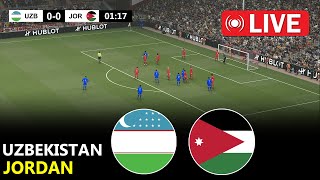 🔴Jonli : O'zbekiston vs Iordaniya |  Futbol bo‘yicha xalqaro o‘rtoqlik uchrashuvi 2025