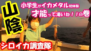 鳥取県イカメタル　オモリグ　小学生が初めてのイカメタルで爆釣していた話　おススメのエギもご紹介