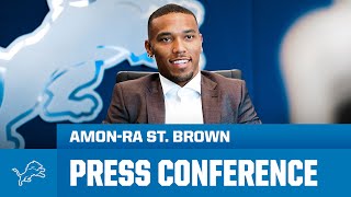 Amon-Ra St. Brown Contract Extension Press Conference | April 26, 2024