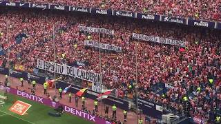 Atlético de Madrid. Ultimo día en el Vicente Calderón.