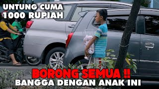 BORONG SEMUA DAGANGAN SI ADEK PENJUAL KACANG !!?