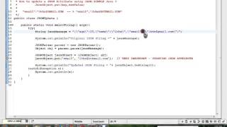 HOW TO UPDATE A JSON ATTRIBUTE USING JSON SIMPLE JAVA