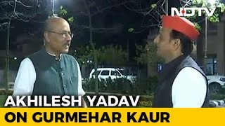 Akhilesh Yadav On Gurmehar Kaur, ABVP And Nationalism Row