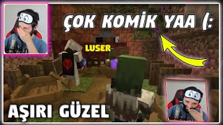 LAZ - ''Luser Minecraft Hardcore - 300IQ Hiç Bitmeyen Zümrüt ve XP Taktiği'' İzliyor! *ÇOK GÜLDÜ*