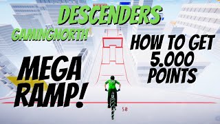 Descenders - How to complete MEGA RAMP in 3 ways  (5000 points)