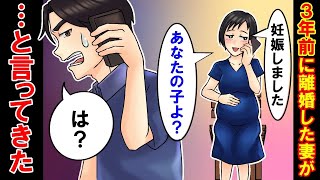 【修羅場】元嫁と離婚して３年が過ぎた去年の秋口に、元嫁から「あなたの子供ができたの、もうすぐ産まれるからもどってきてほしい」→ 今嫁に相談すると…【スカットぴえん】再