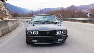 Making a Maserati Biturbo 2.24 scream on the road - Davide Cironi Drive Experience