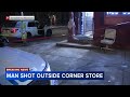 man shot just outside corner store in strawberry mansion