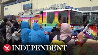 Brighton Pride celebrations in full swing despite Storm Antoni winds