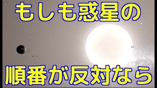 もしも太陽系の惑星の順番を逆にするとどうなる？【リクエスト】