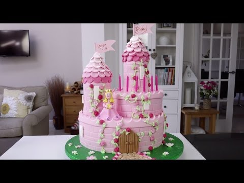 How To Make A Princess Castle Cake - Part 1 How To Make A Princess Castle Cake - Part 1