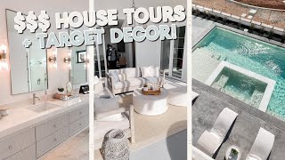 touring million dollar homes + new target decor and organizing!