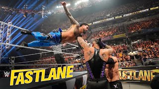 Judgment Day vs. Rhodes & Uso - Undisputed WWE Tag Team Title Match: WWE Fastlane 2023 highlights