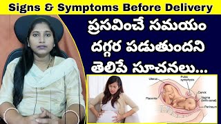 ఈ లక్షణాలు కనిపిస్తే మీ డెలివరీ కొన్ని గంటల్లో అవుతుందని | Labor Symptoms During Pregnancy in telugu