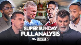 TITLE RACE HOTS UP! 🌡️ | Keane, Neville, Micah and Walcott's FULL Super Sunday Post-Match Analysis 🔍