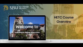 Elevate Your Teaching Career with SJSU's Higher Education Teaching Certificate #HETC #SJSU