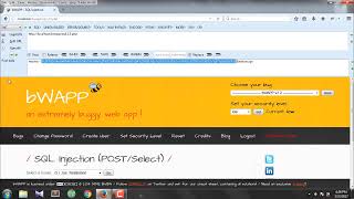 SQL injection POST METHOD (POST/Select)- bwapp Tamil Hacking Tutorials