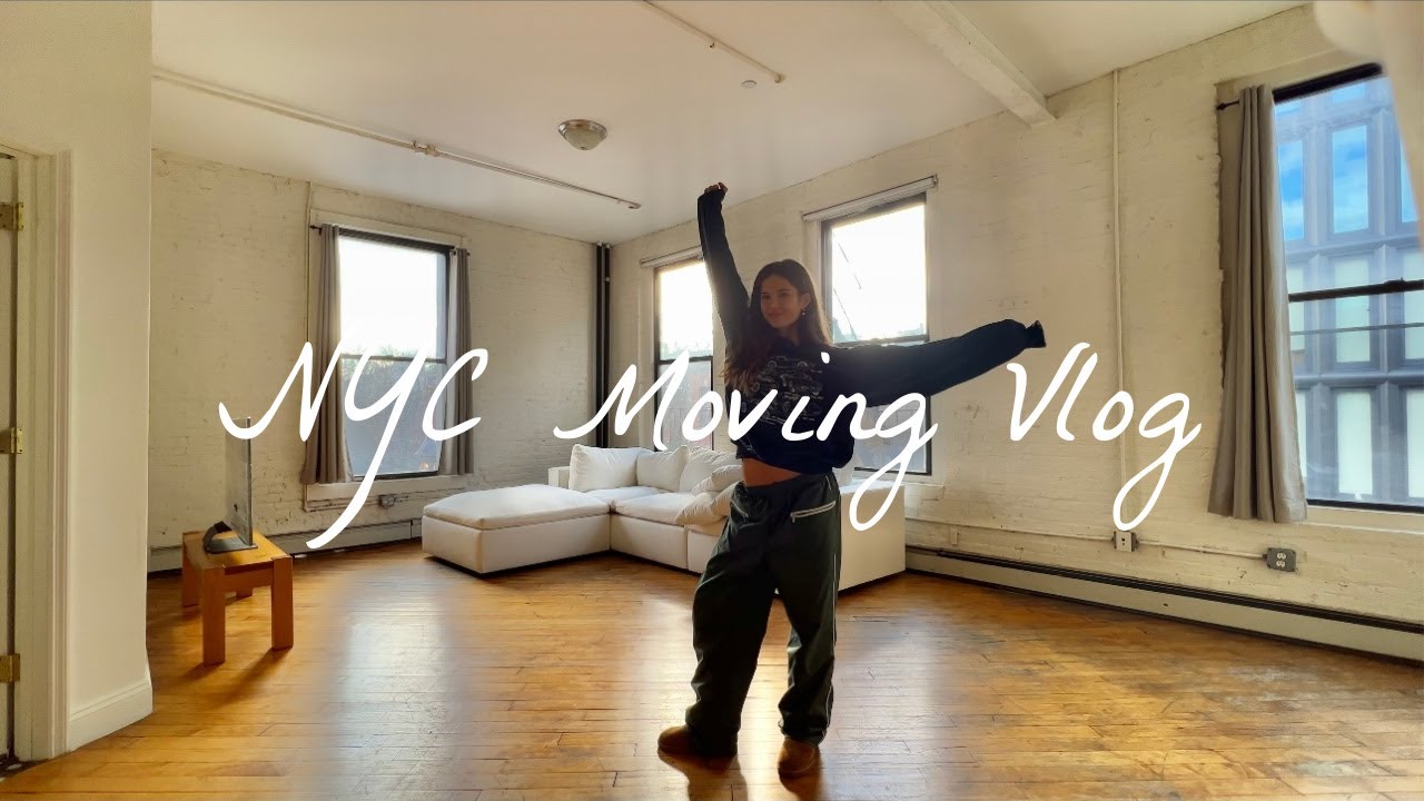 Moving Into My NYC Loft Apartment | NYC Moving Vlog Part 1 - YouTube