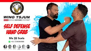 Self Defence - Single Hand Grab Defence in Wing Chun Kung Fu 詠春 (Wing Tsjun) I Sifu Jijiscaria