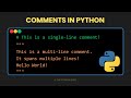 Comments in Python