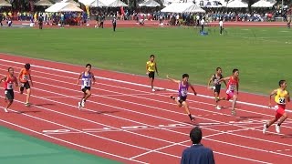 第42回島尻地区中学校陸上競技大会　1年男子100m決勝　H28.9.16　糸満市西崎陸上競技場