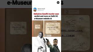 Mahatma Gandhi Murder Case 🔫 #mahatmagandhi #nathuramgodse #indiancourt #shorts #youtubeshorts