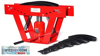 Hydraulic Pipe Bender 16 Ton Manual Pipe Bending Tool with 8 Dies Review