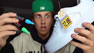 Customizing $13 Walmart Shoes!