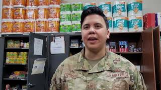 647th FSS Airmen \u0026 Family Readiness Center food pantry