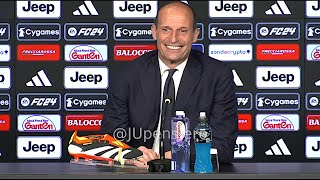 ALLEGRI post Juve-Milan 0-0 conferenza stampa: "Girone di ritorno non all'altezza siamo benefattori"