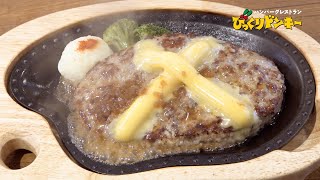 【びっくりドンキー公式】びっくりドンキーのハンバーグを映像と音で味わう。