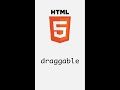 #10 draggable | HTML | Frontend #shorts
